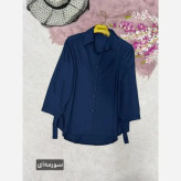 شومیز گره ای نیکی جنس پری درجه یک خنک و سبک سایز فری 38 تا 48