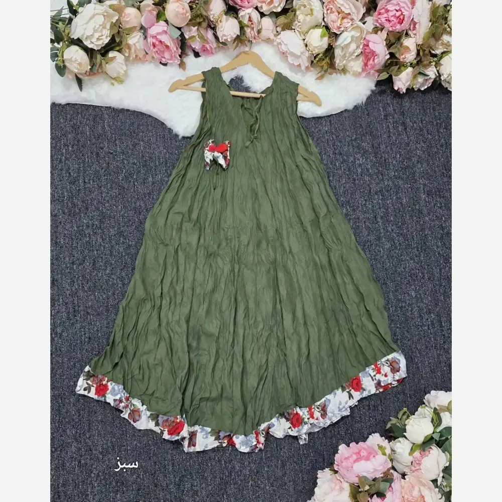 ساحلی چروک تایلندی نخی فری سایز خنک و سبک