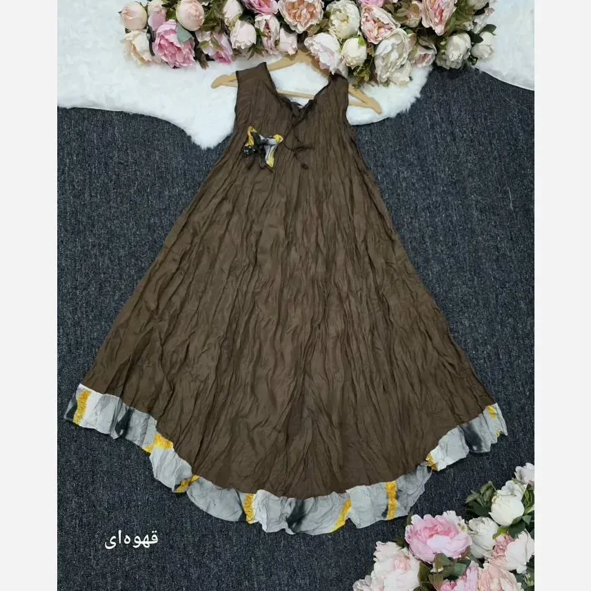 ساحلی چروک تایلندی نخی فری سایز خنک و سبک