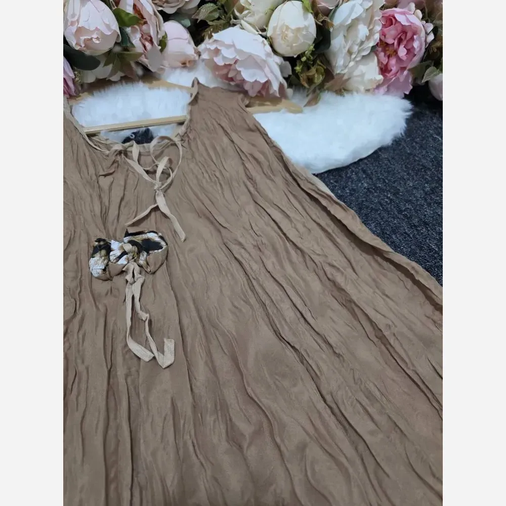 ساحلی چروک تایلندی نخی فری سایز خنک و سبک