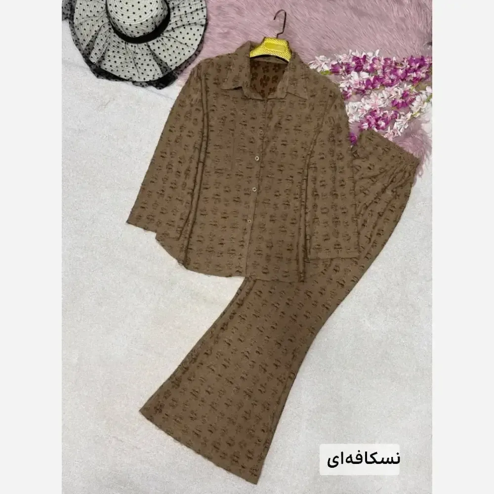 ست شومیز شلوار مراکشی زاپدار فری سایز