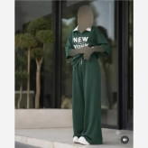 ست پولوشرت و شلوار نیویورک گلکسی نخ پنبه سایز فری 38 تا 48