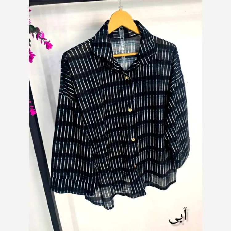 شومیز باکسی مراکشی سوزنی رنگین فری سایز