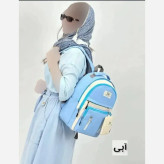 کوله پشتی زرین دیبا ضد آب 3 زیپ با جای قمقمه اندازه 40 در 28 سانت