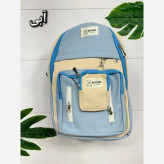 کوله پشتی زرین دیبا ضد آب 3 زیپ با جای قمقمه اندازه 40 در 28 سانت