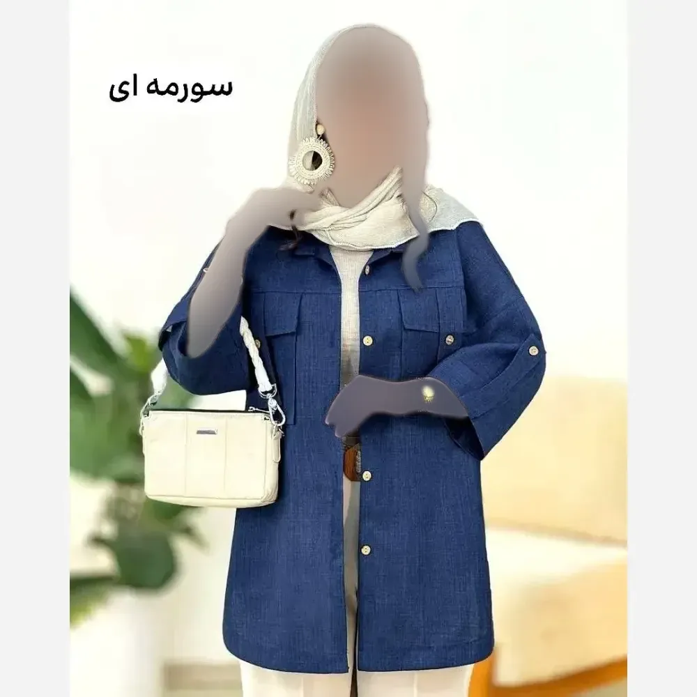 مانتو لنین نچرال مدل دیانا فری سایز