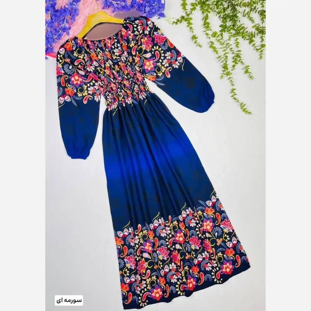 ساحلی نخ ایرانی مدل سیمین سایز 38 تا 50 رنگ سورمه ای و کله غازی