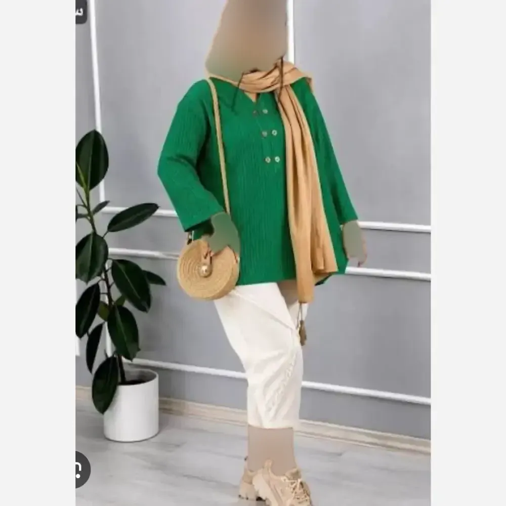 شومیز زنانه مدل صدف جنس سوپر آیوا درجه یک فری سایز