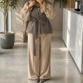 سه تیکه زنانه مدل روژین جنس مازراتی