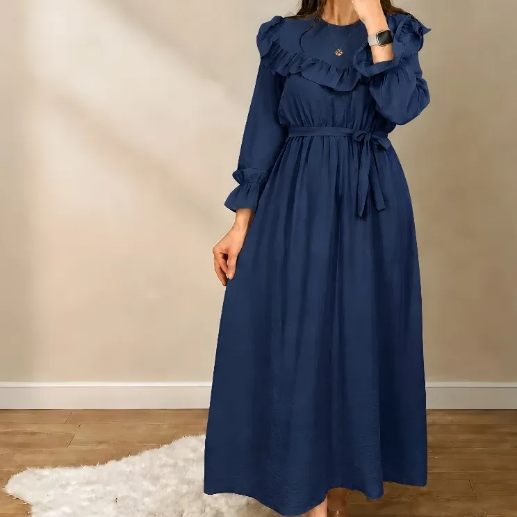 پیراهن بلند زنانه شانتون صوفیا طرح نازگل سایز بزرگ و معمولی رنگبندی متنوع