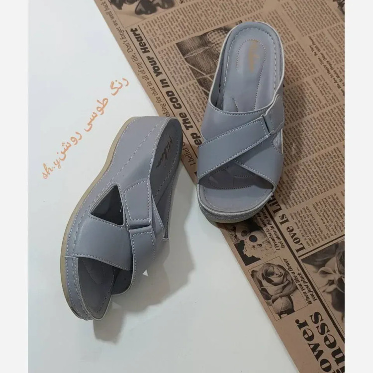 دمپایی طبی زنانه مدل معجزه دور دوخت جنس فوم حوله ای توکیو