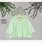 شومیز جلو پیلی نگین دار لاریس درجه یک سایز 38 تا 46