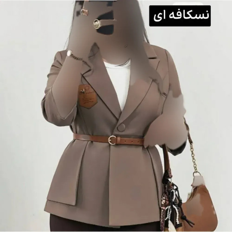 مانتو تکی مازراتی مدل آرتمیس رنگ کرمی قهوه ای بنتون آبی نسکافه ای سایز 1 و 2