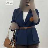 مانتو تکی مازراتی مدل آرتمیس رنگ کرمی قهوه ای بنتون آبی نسکافه ای سایز 1 و 2