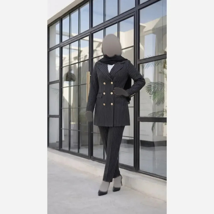 ست اداری ومجلسی سارا پارچه مازراتی کجراه درجه یک