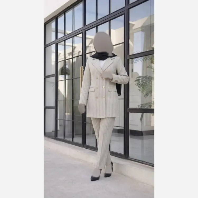 ست اداری ومجلسی سارا پارچه مازراتی کجراه درجه یک