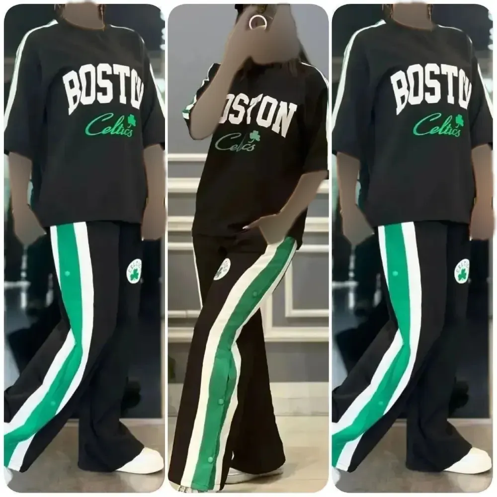 ست بیرون پوش زنانه مدل BOSTON جنس مازراتی رنگ مشکی سایز فری 38 تا 46