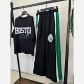 ست بیرون پوش زنانه مدل BOSTON جنس مازراتی رنگ مشکی سایز فری 38 تا 46