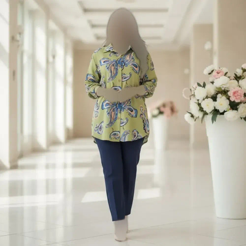 مانتو نخی خنک زنانه مدل ستاره فری سایز رنگ نسکافه ای و سدری