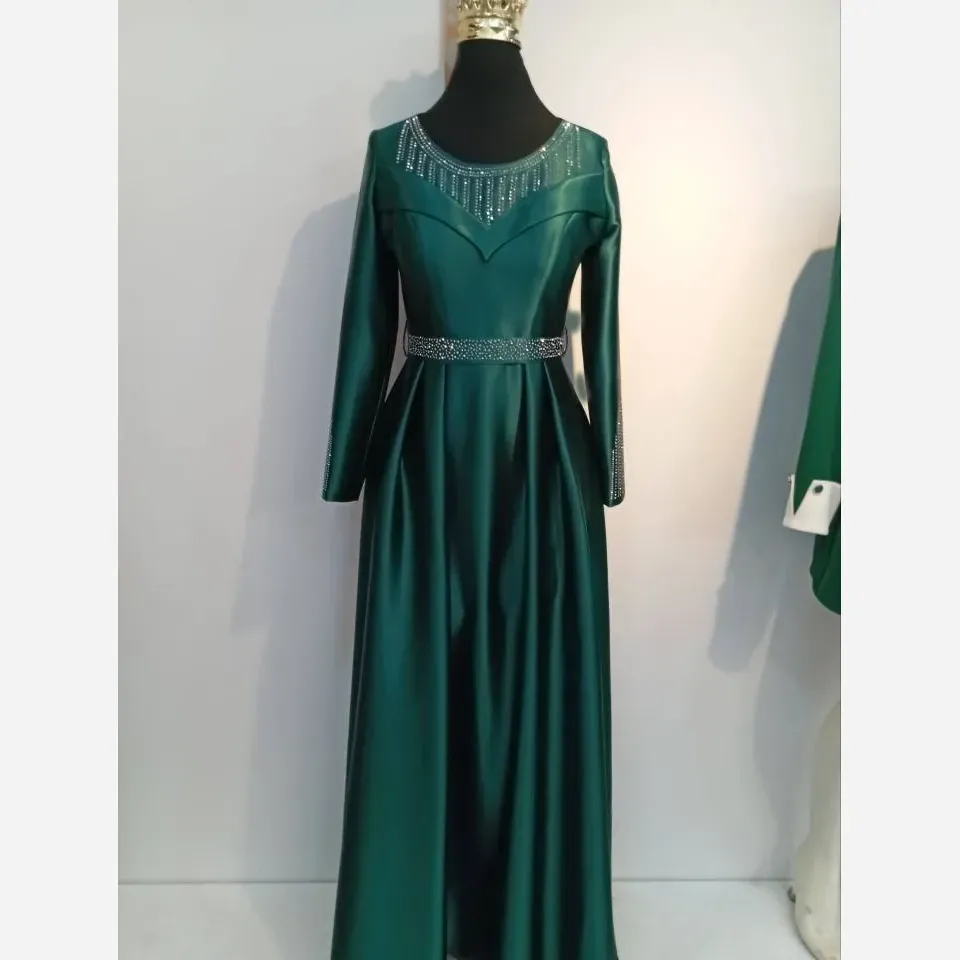 لباس مجلسی زنانه ساتن ال ایکس قد 150 مدل ساره