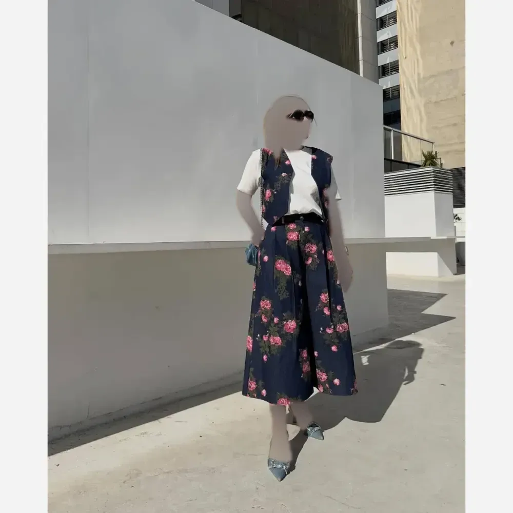ست سه تیکه وست و شلوار لنین و شومیز داکرون دیانا