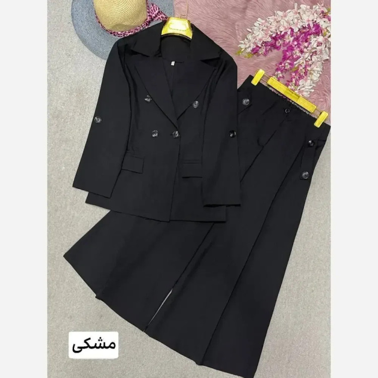 کت و شلوار لنین زنانه مدل رویا رنگ بندی متنوع سایز 38 تا 48