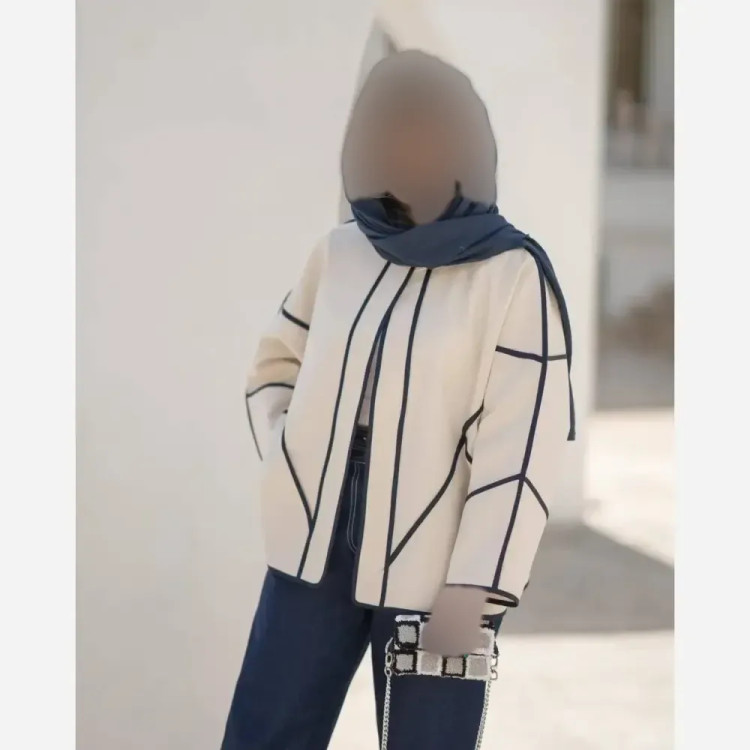 کت و شلوار زنانه لینن نچرال و تنسل مهستان سایز یک و دو