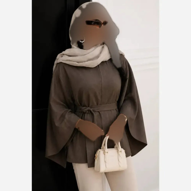 شنل زنانه روژان جنس مازراتی درجه یک فری سایز