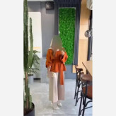 کت زنانه سوپرمازراتی دوخت مزونی مدل لاکرو سایز فری 38 تا 46