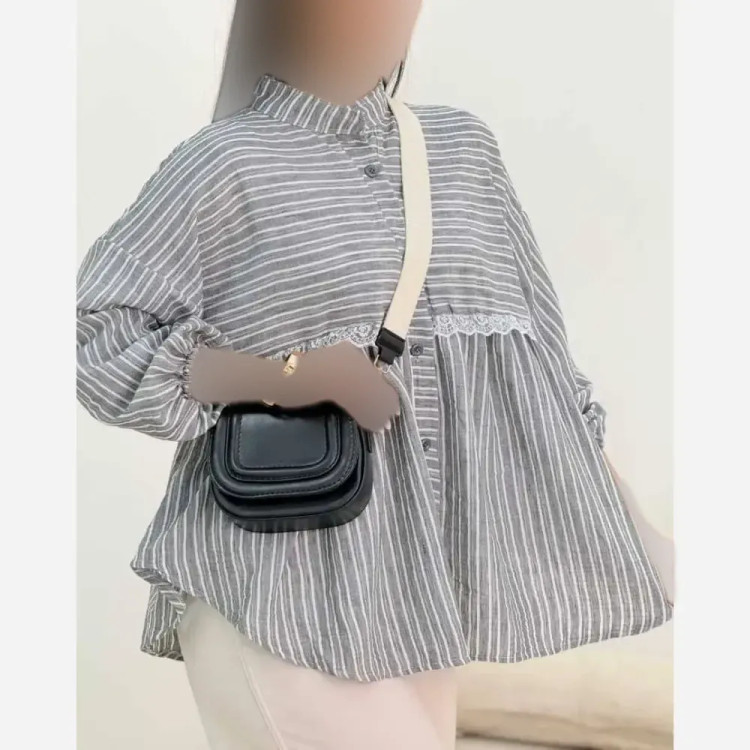 شومیز نخی تایوانی خنک تابستانه آزاده فری سایز