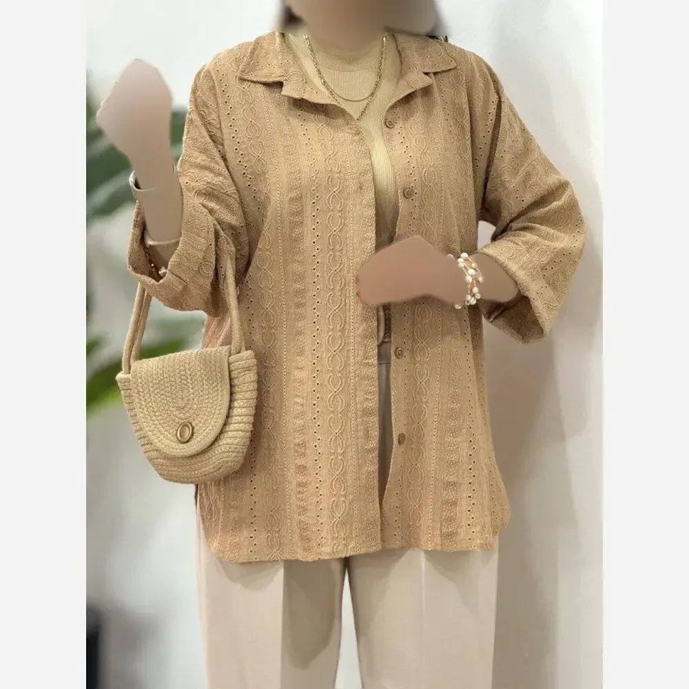 شومیز مراکشی ژاله شیک و مجلسی ابریشم فری سایز