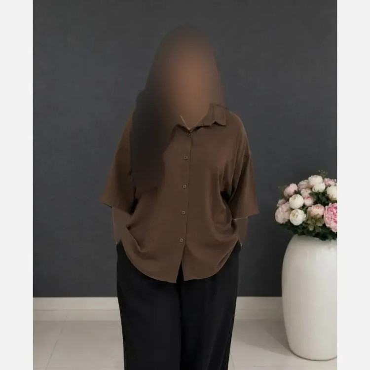 مانتو زنانه مدل کیمیا جنس ینزی درجه یک فری سایز