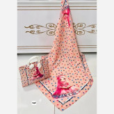ست کیف و روسری بچگانه نخی و مخمل قواره 90