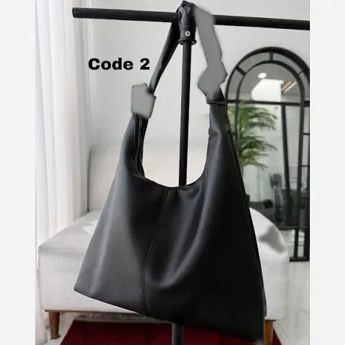 کیف بند گره ای چرمی سبک و جادار رنگ مشکی و موکا