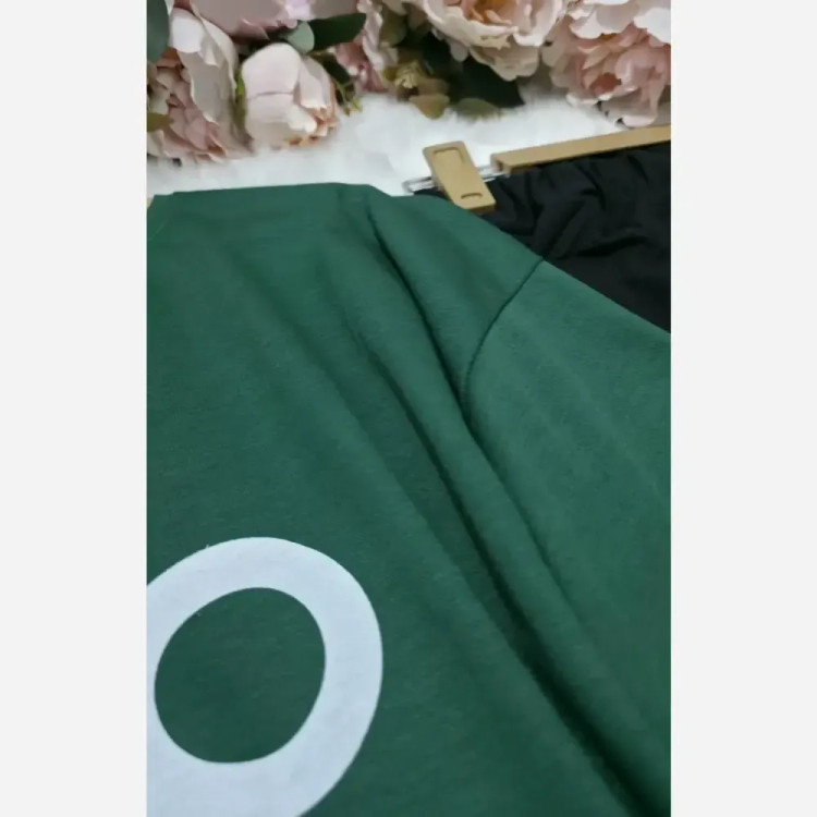 ست تیشرت شلوار زنانه alo جنس گلکسی پنبه فری سایز