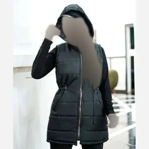 پافر میکرو کجرا بلند پشم شیشه دار کمرگت مشکی فری سایز