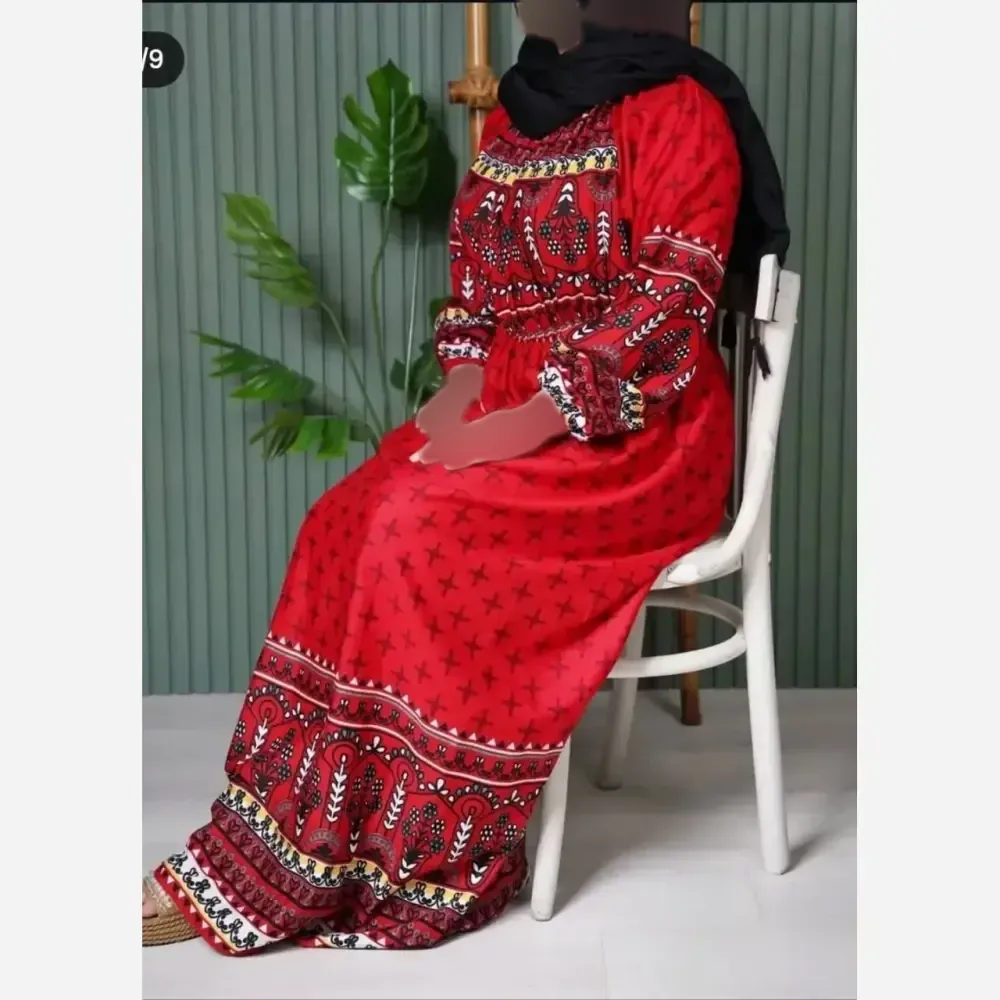 پیراهن ساحلی زنانه نخی حاشیه دار تابستانه فری سایز رنگی