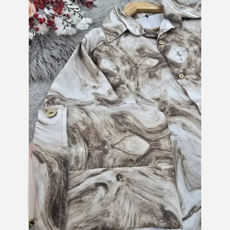 شومیز مانتویی سوفیا گازوییلی جواهر سایز یک و دو
