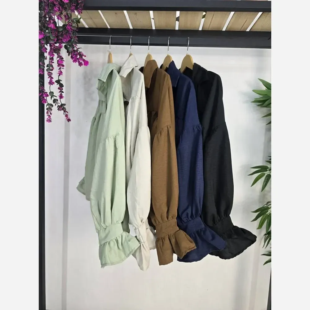 شومیز باکسی پنبه سوپر طرح ابرو بادی فری سایز