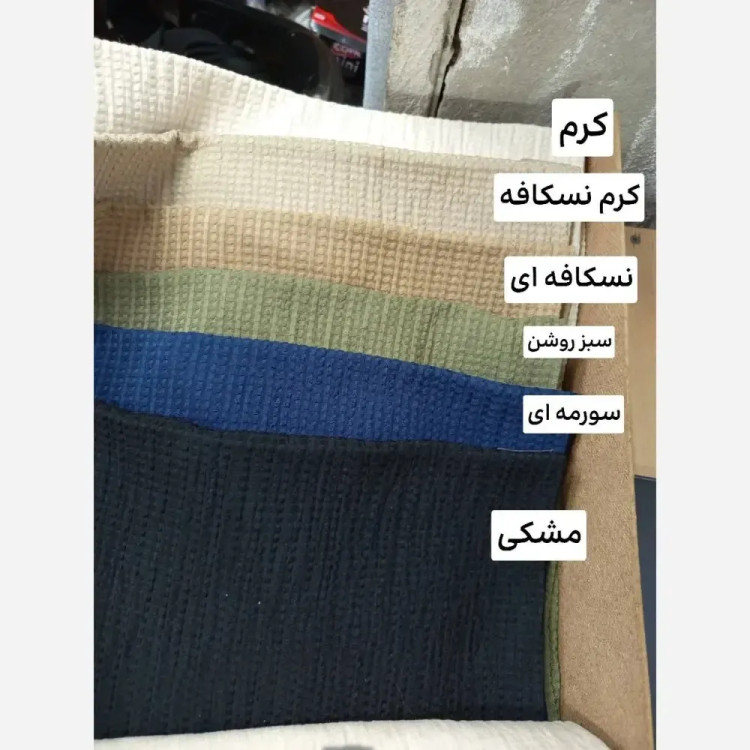 مانتو میخک حصیری قواره آزاد سایز بزرگ با گل سینه