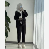 کت و شلوار زنانه مدل ماهی جنس مازراتی