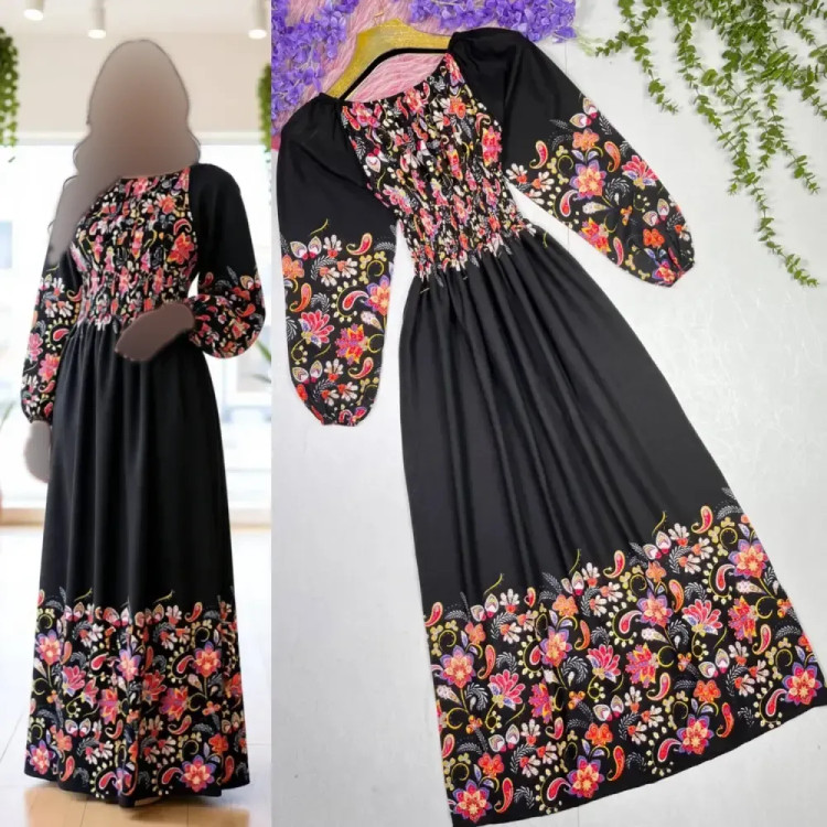 ساحلی زنانه نخ ایرانی مدل سیمین رنگ سورمه ای و کله غازی سایز 38 تا 50