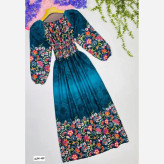 ساحلی نخی زنانه هلیا سایز 38 تا 50 رنگ سورمه ای و بادمجانی