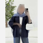 کت آستین بندی لنین شبنم فری سایز رنگی