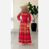 ساحلی زنانه نخ ایرانی خنک تابستانی طرح سحر سایز 38 تا 50