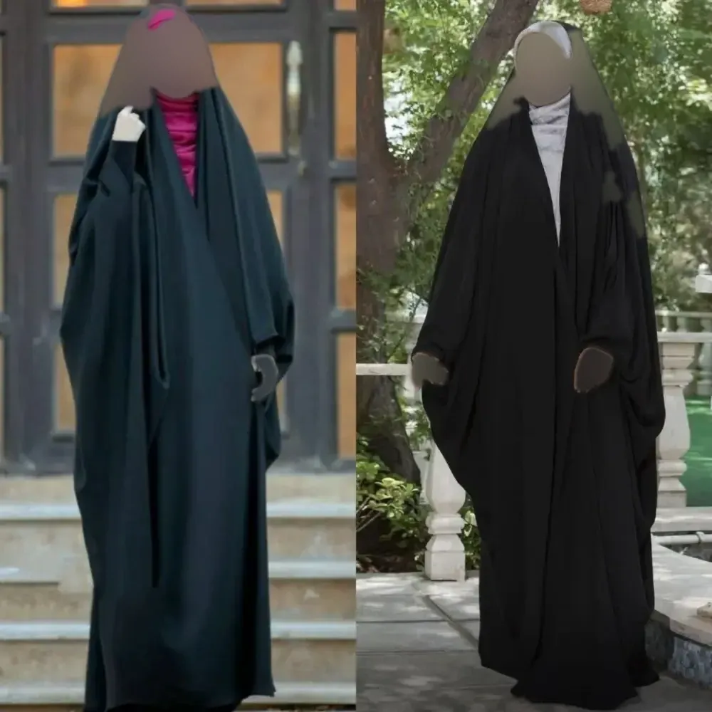 چادر جده عربی اصیل سوپر ژرژت مشکی