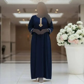 پیراهن طلا کوب نخ وارداتی خنک و تابستانه فری سایز