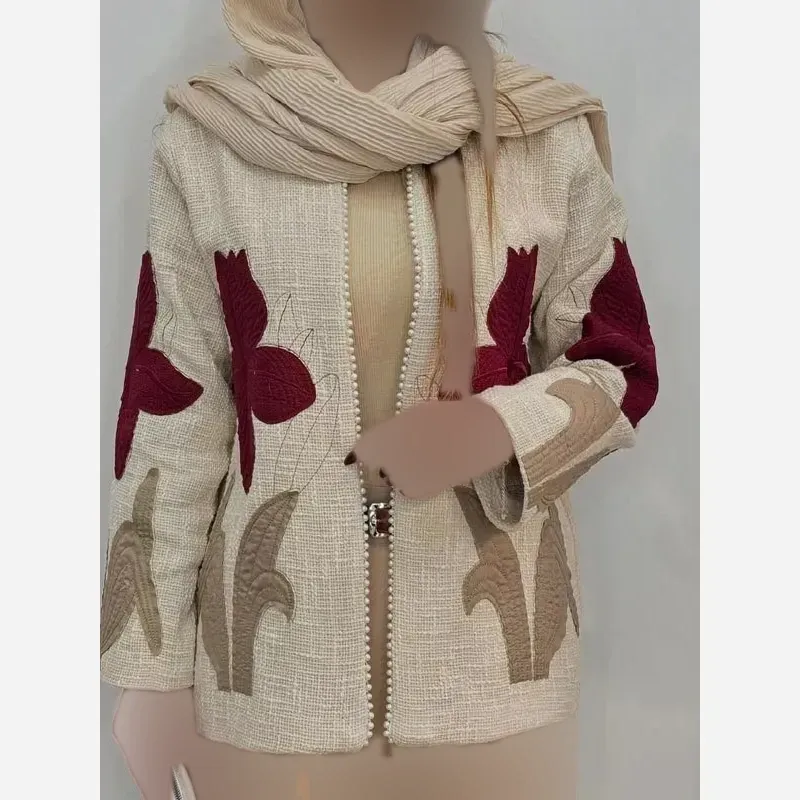 مانتو کنفی ژینوس زرشکی و نسکافه ای سایز یک و دو