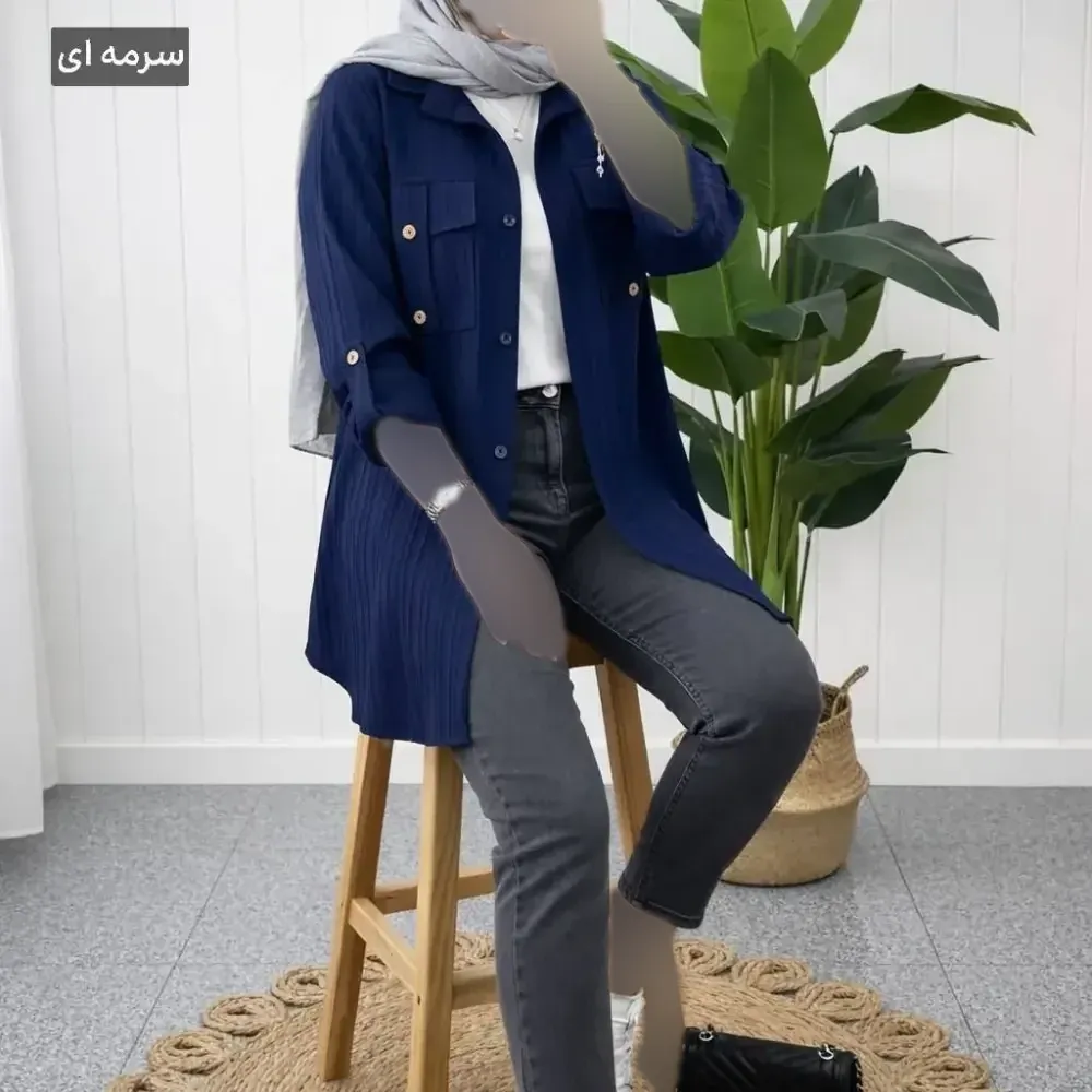 شومیز جیل صلیبی ایوا درجه یک سایز 38 تا 46