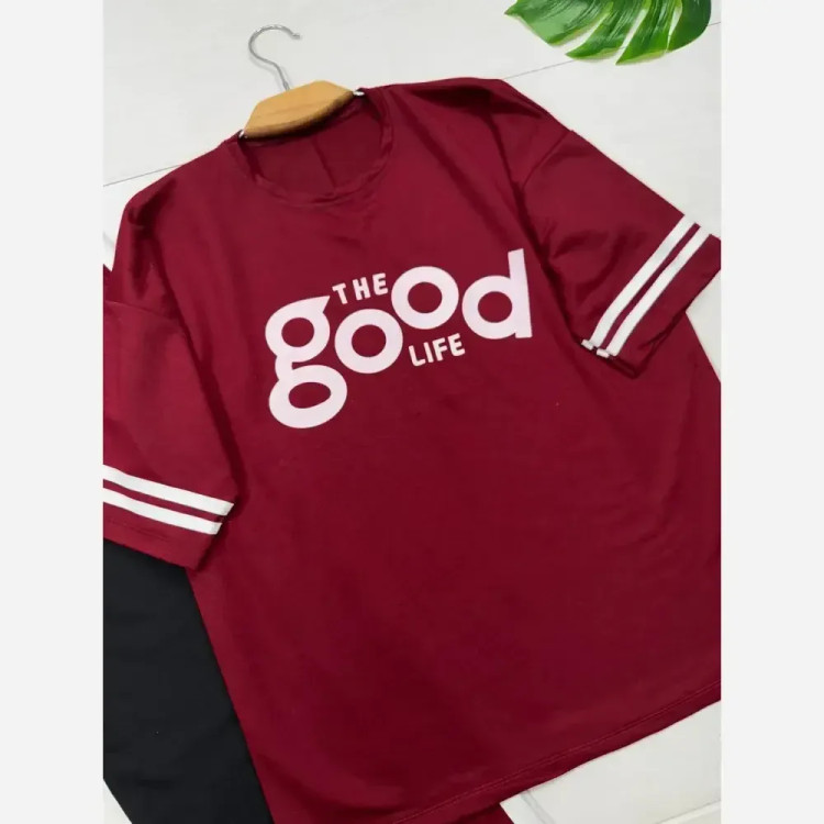 ست لباس راحتی زنانه پنبه گلکسی مدل good سایز فری 38 تا 46